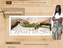 Tablet Screenshot of cephashotshop.com